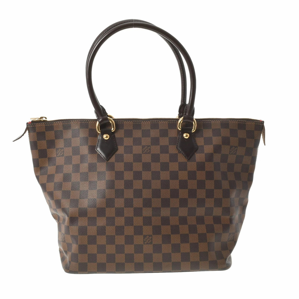 LOUIS VUITTON Damier Saleya Brown Canvas Handbag